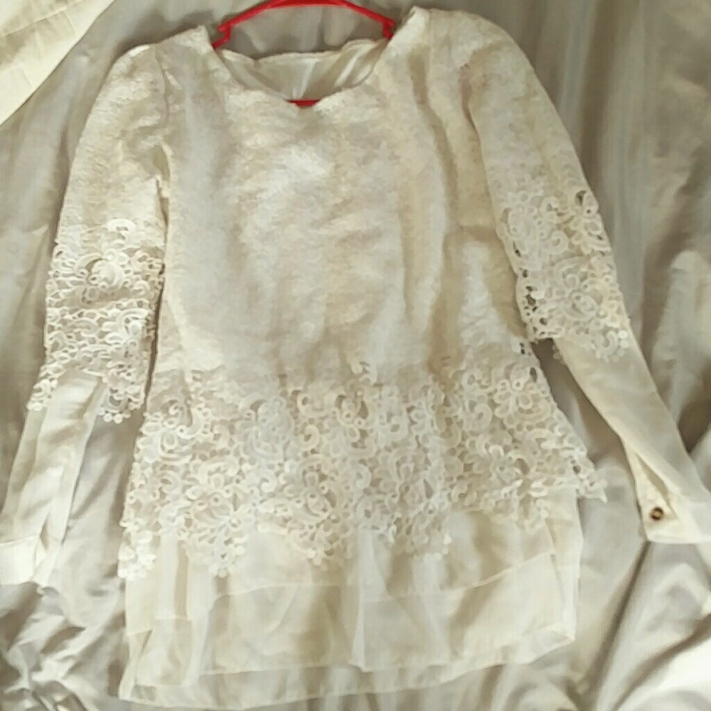 Lacy formal blouse